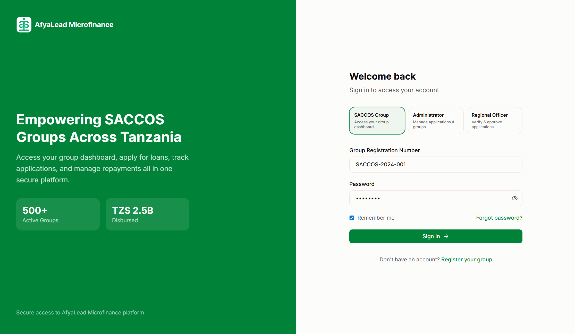 Afya Lead Microfinance